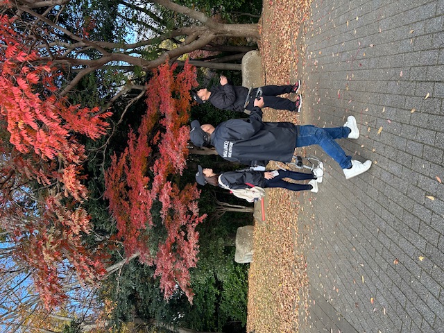 花島公園　紅葉撮影